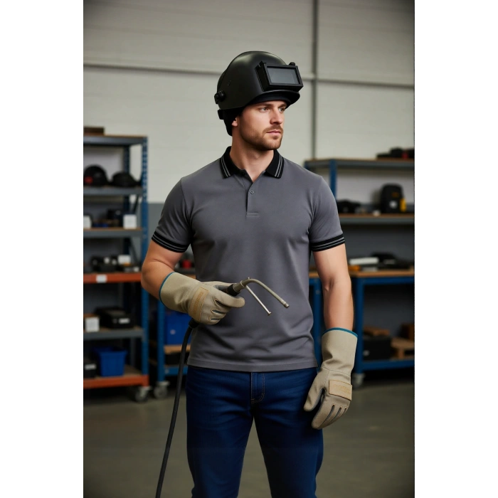 Erkek Polo Yaka Tshirt Pamuklu Nefes Alabilir Biloba shirt Şık Günlük İş Kullanımı İçin