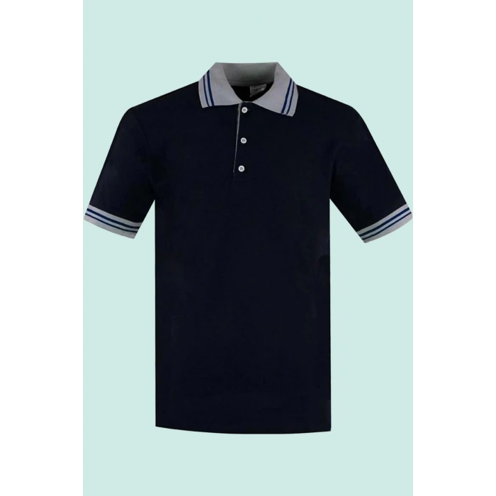 Erkek Polo Yaka Tshirt Pamuklu Nefes Alabilir Biloba shirt Şık Günlük İş Kullanımı İçin