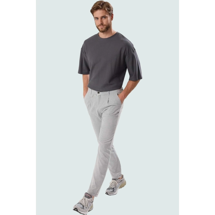 Erkek Regular Boy Bootcut Pantolon Polyester Rahat Günlük Stil Hafta Sonu Kaliteli Malzeme