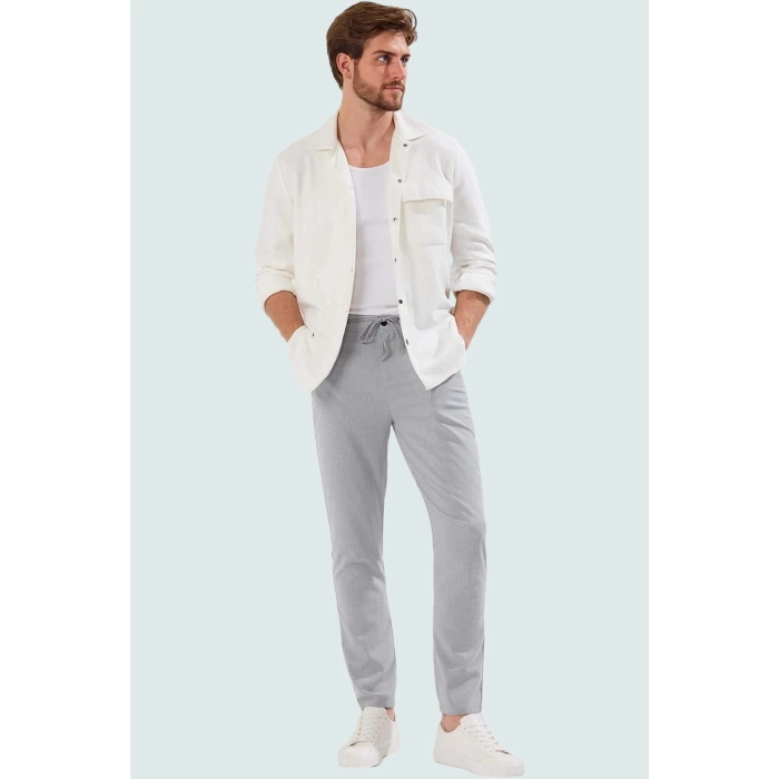 Erkek Regular Boy Slim Fit Cigarette Kalıp Pantolon Günlük Stil Yaz Aylarının Vazgeçilmezi