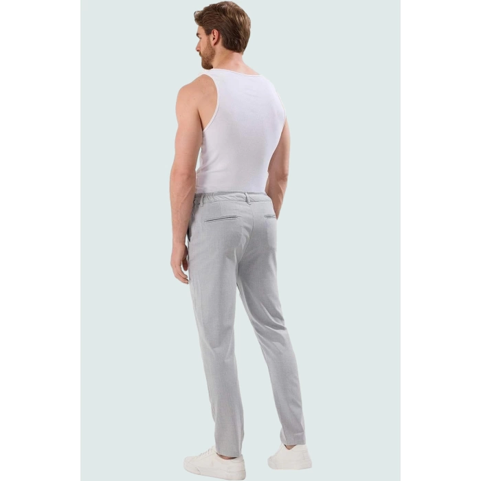 Erkek Regular Boy Slim Fit Cigarette Kalıp Pantolon Günlük Stil Yaz Aylarının Vazgeçilmezi