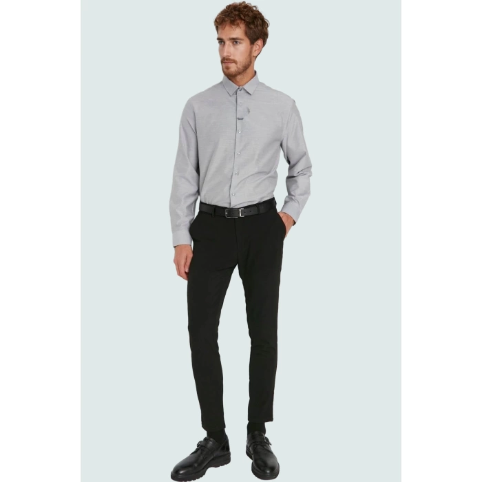 Erkek Regular Chino Pantolon Renk Slim Fit İtalyan Kesim Boru Paça İş Ve Günlük Hafta Sonu