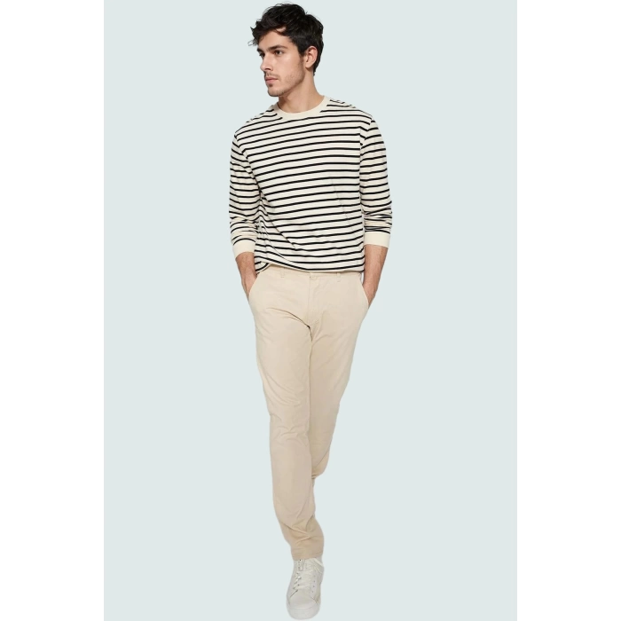 Erkek Regular Fit Chino Gabardin Pantolon Pamuklu Günlük Kombinler İçin Yaz Aylarının Vazgeçilmezi