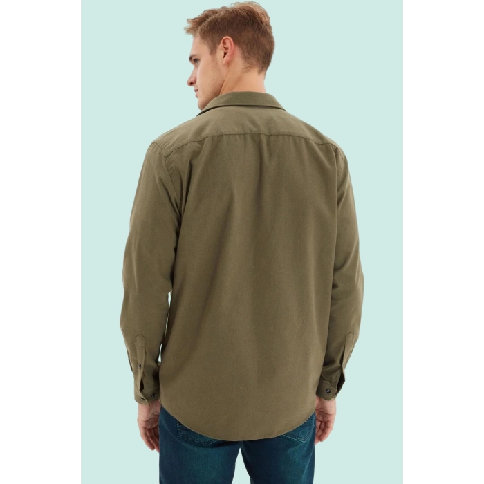 Erkek Regular Fit Kışlık Flanel Gömlek Renk Casual Günlük Hafta Sonu Yaz Aylarının Vazgeçilmezi