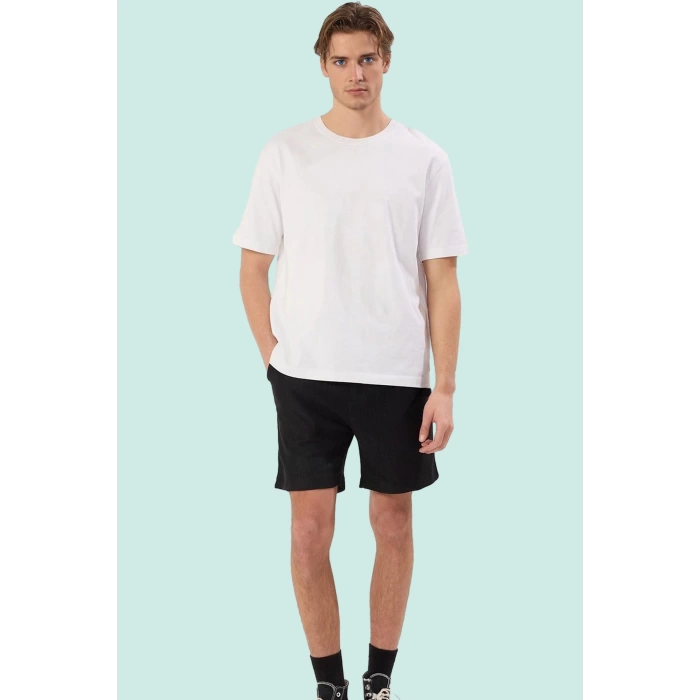 Erkek Regular Fit Örme Şort Geniş Paça Rahat Günlük Yaz Modern Tasarım Stilin Buluştuğu Yer