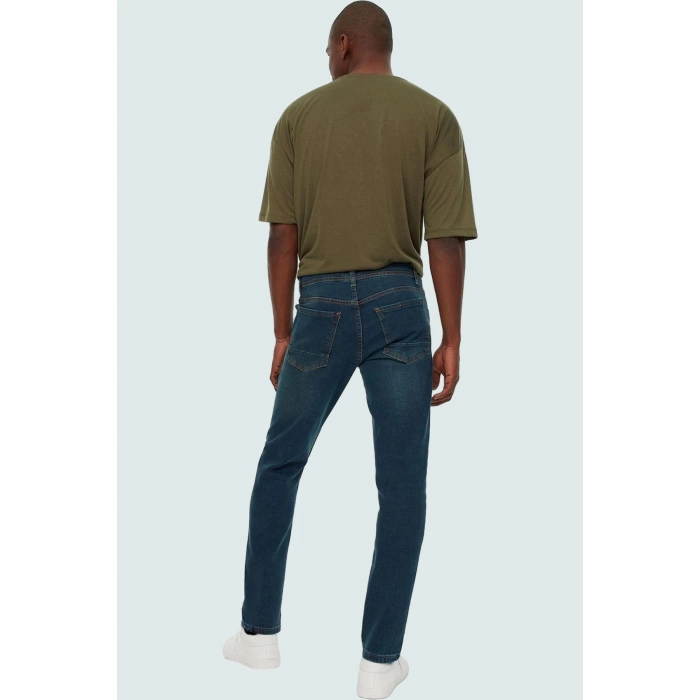 Erkek Skinny Fit Denim Pantolon Pamuk Nefes Alan Kumaş Günlük Kullanım Yaz Aylarının Vazgeçilmezi