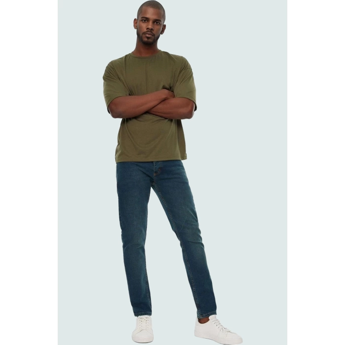 Erkek Skinny Fit Denim Pantolon Pamuk Nefes Alan Kumaş Günlük Kullanım Yaz Aylarının Vazgeçilmezi