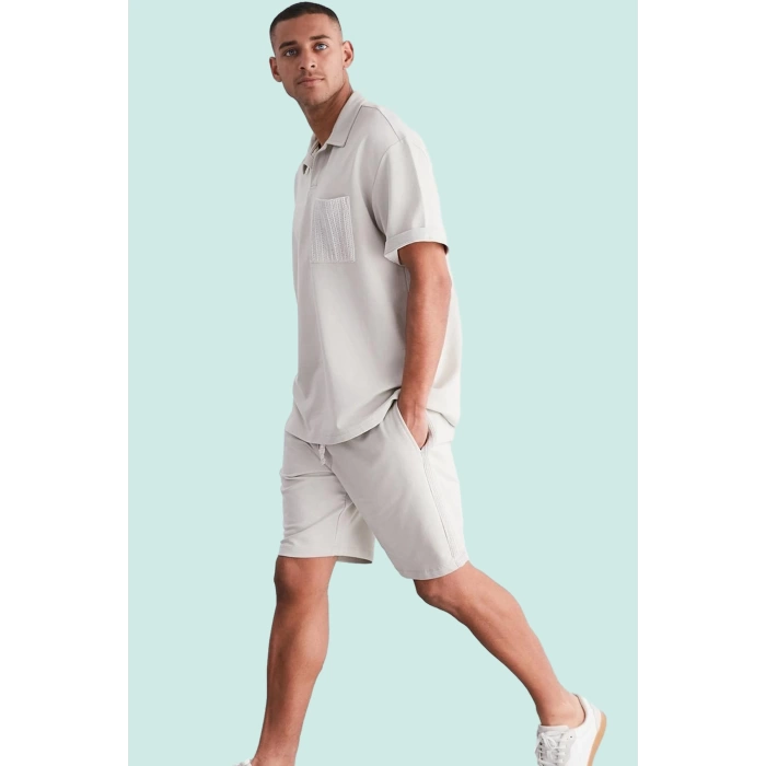 Erkek Slim Fit Kısa Şort Renk Pamuklu Günlük Kullanım Hafta Sonu Yaz Aylarının Vazgeçilmezi