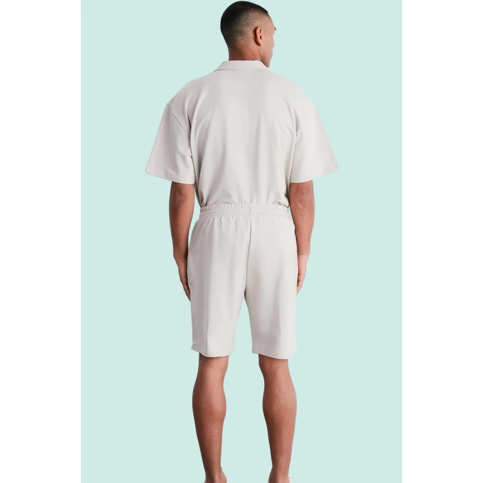 Erkek Slim Fit Kısa Şort Renk Pamuklu Günlük Kullanım Hafta Sonu Yaz Aylarının Vazgeçilmezi