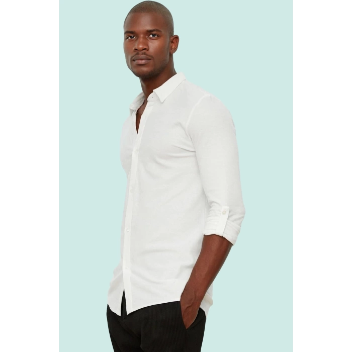 Erkek Slim Fit Örme Pike Gömlek Pamuk Günlük Ve İş Hayatı Hafta Sonu Yaz Aylarının Vazgeçilmezi