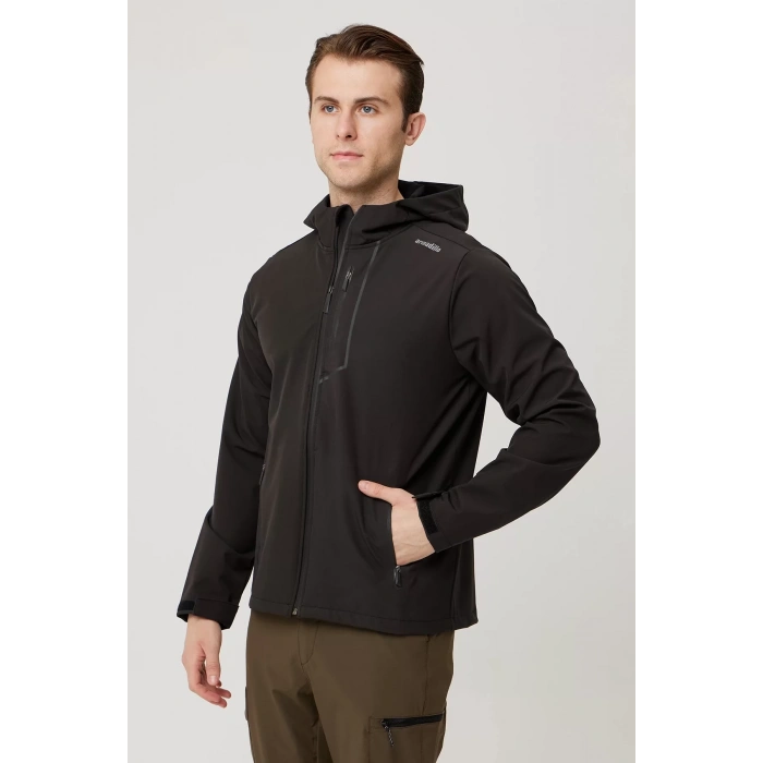 Erkek Softshell Mont Su Gecirmez Campanula Rüzgar Geçirmez Nefes Alabilir Outdoor Günlük Kullanıma