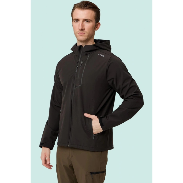 Erkek Softshell Mont Su Gecirmez Campanula Rüzgar Geçirmez Nefes Alabilir Outdoor Günlük Kullanıma