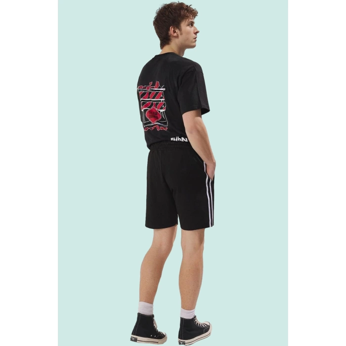 Erkek Şort Normal Bel Straight Siluet 2 İplik Openend Kumaş Spor Aktiviteler Günlük Kullanım