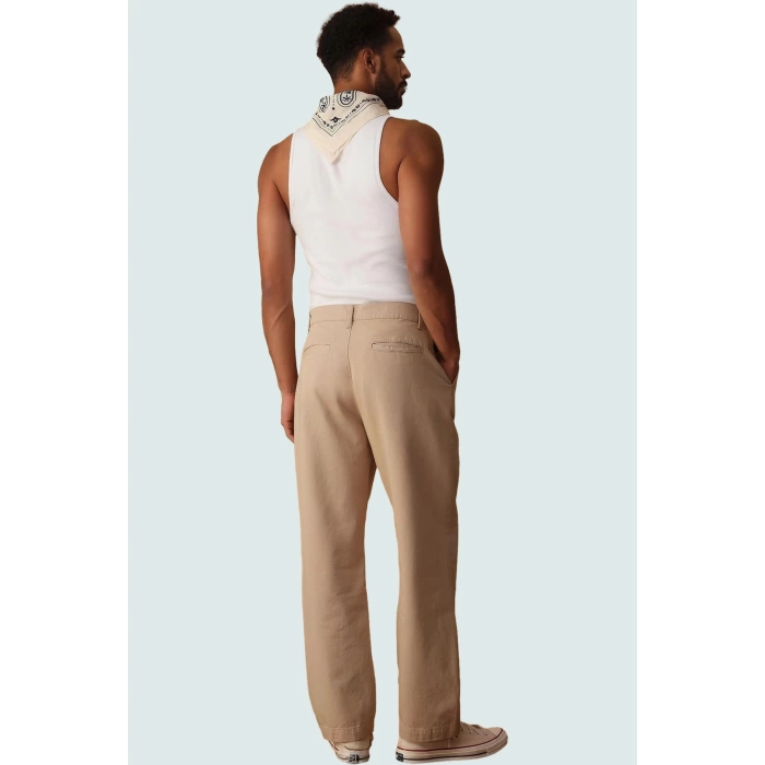 Erkek Straight Gabardin Pantolon Pamuklu Renk Rahat Günlük Kullanım Yaz Aylarının Vazgeçilmezi