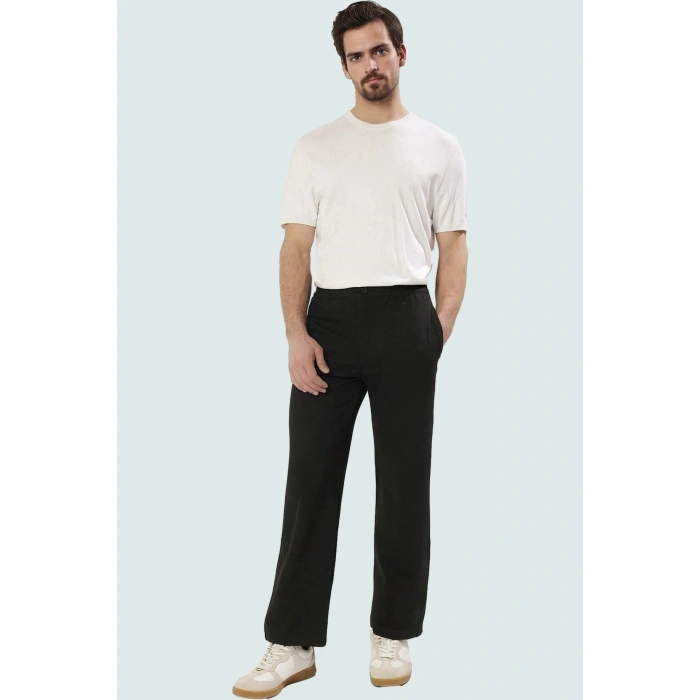 Erkek Uzun Boy Straight Fit Pantolon; Boru Paça Renk Günlük Şıklık Yaz Aylarının Vazgeçilmezi