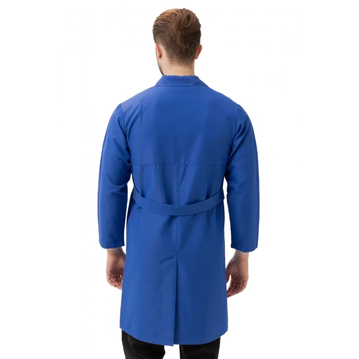 Erkek Uzun Kollu İş Önlüğü 75 Polyester OEKOTEX Vanessa Önlük Yaka Rahat