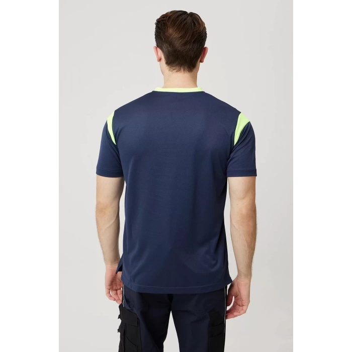 Erkek V Yaka Nefes Alan TShirt Allium Tişört Alabilir Esnek Şık İş Günlük İçin