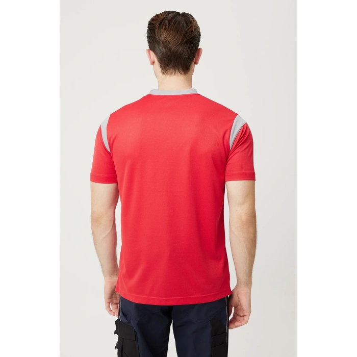 Erkek V Yaka Nefes Alan TShirt Allium Tişört Alabilir Esnek Şık İş Günlük İçin