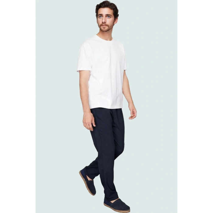 Erkek Viskoz Karışımlı İnce Dokuma Pantolon Dar Paça Slim Fit Model Yaz Aylarının Vazgeçilmezi