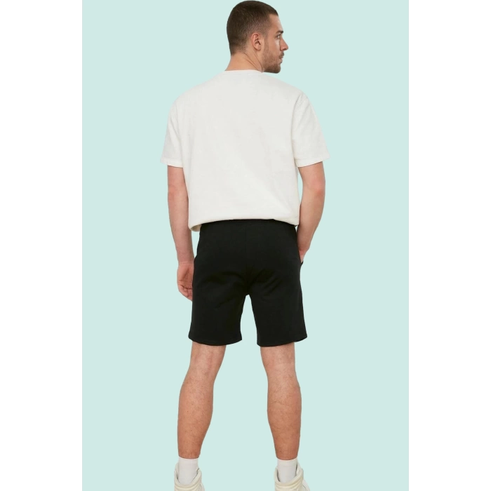 Erkek Yazlık Geometrik Baskılı Şort; Pamuk Polyester Casual Stil Günlük Kombinler Hafta Sonu