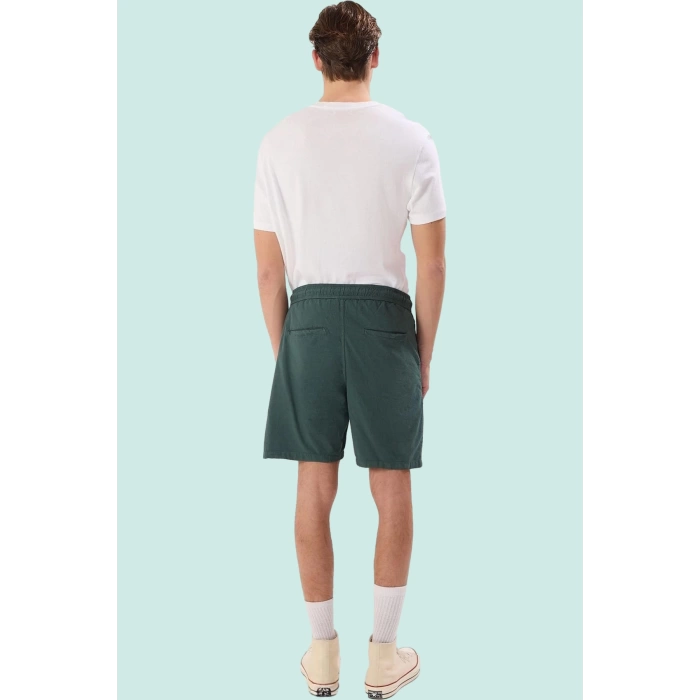 Erkek Yazlık Kısa Şort Pamuk Dokuma Kumaş Rahat Loose Fit Günlük Kullanım İçin Özel Günler