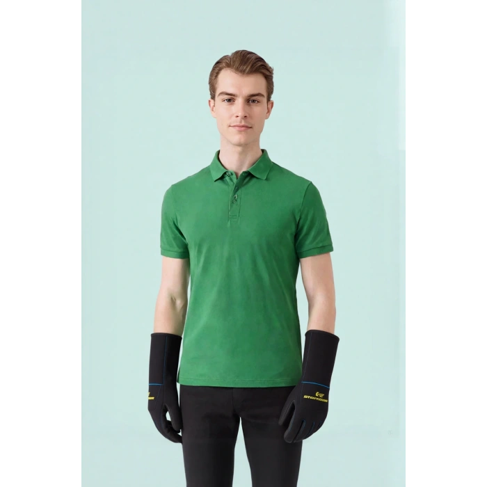 Erkek Yazlık Polo Tişört Açık 100 Pamuk Galanthus shırt