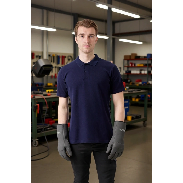 Erkek Yazlık Polo Tişört Açık 100 Pamuk Galanthus shırt