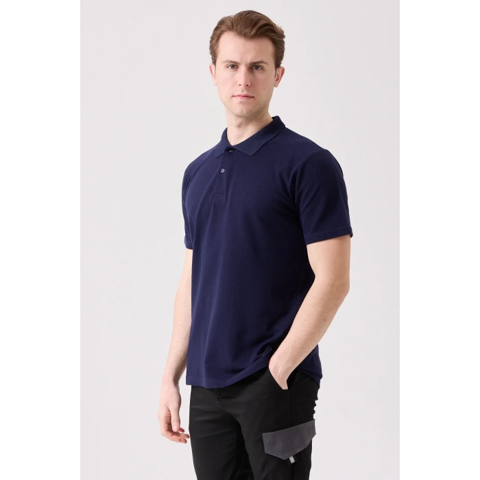 Erkek Yazlık Polo Tişört Açık 100 Pamuk Galanthus shırt