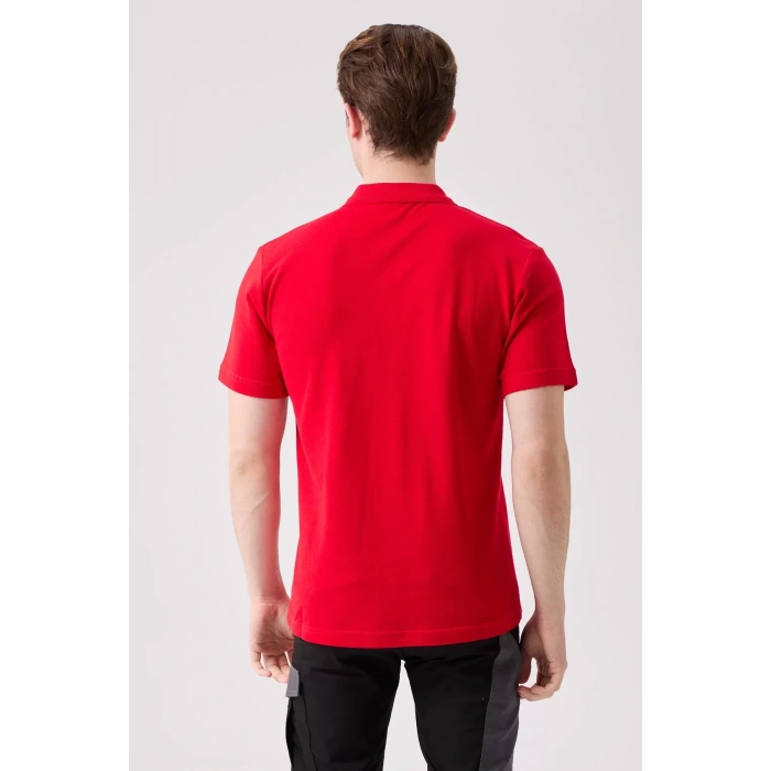 Erkek Yazlık Polo Tişört Açık 100 Pamuk Galanthus shırt