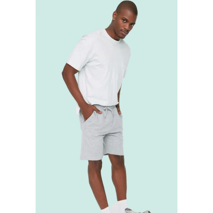 Erkek Yazlık Şort Lastikli Bel Casual Stil Boru Paça Günlük Kullanım Yaz Aylarının Vazgeçilmezi