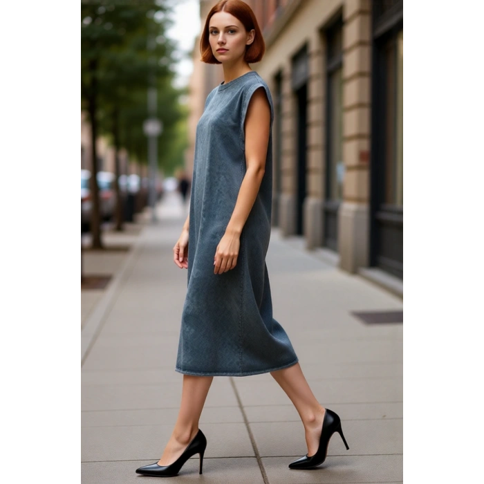 Esnek Örme Maxi Elbise Çiçek Desenli Astarlı Bodycon Özel Tasarım Premium Kalite Uzun Ömürlü