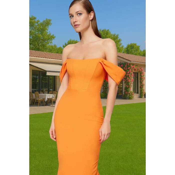 Feminen Leopar Desenli Bodycon Abiye Elbise Polyester Midi Boy Yazlık Günlük Kullanım İçin