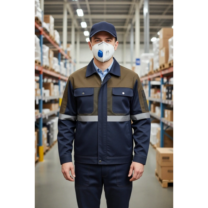 FFP2 Katlanabilir Ventilli Maske 4013 Ege Katlanır Std