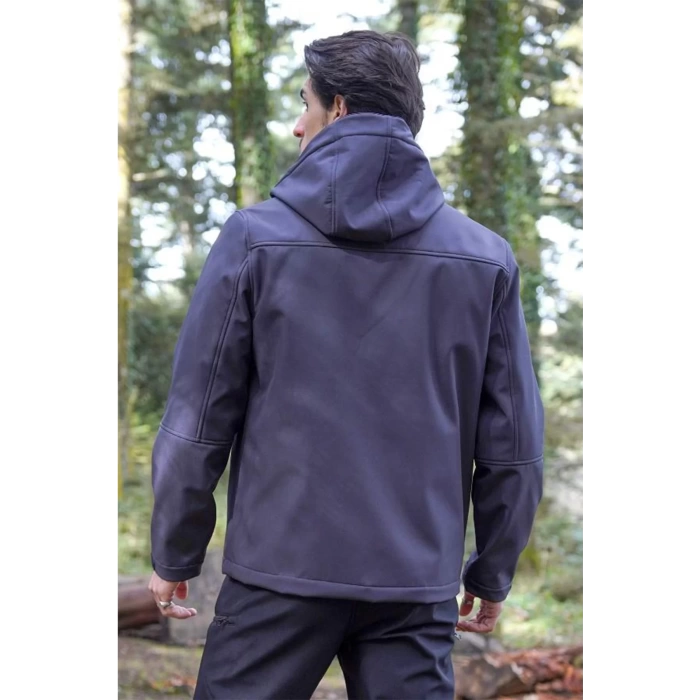 PayBuy FY 350 Flam2 Softshell Mont Su ve Rüzgar Geçirmez Outdoor Günlük Erkek Kapüşonlu Mont