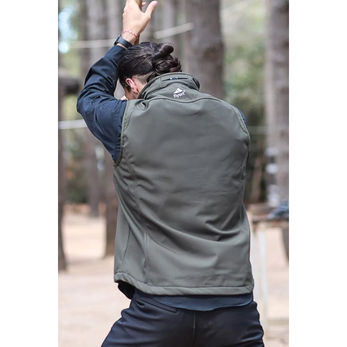 PayBuy FY82 Kenai Softshell Yelek – Rüzgar Geçirmez, Su İtici ve Nefes Alabilir Outdoor Yelek