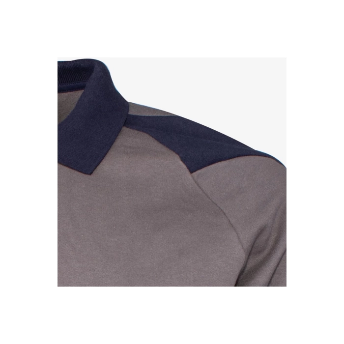 Flora Polo Yaka Sweatshirt - Uzun Kollu, Rahat Kesim, Pamuklu, Günlük Ve İş Kullanımı İçin