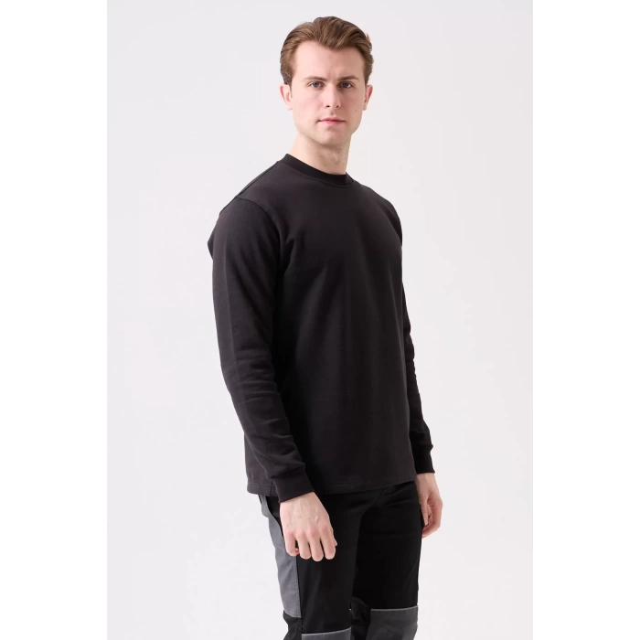 Galanthus Basic Sweatshirt - Uzun Kollu, Pamuklu, Rahat Kesim, Günlük ve İş Kullanımı İçin