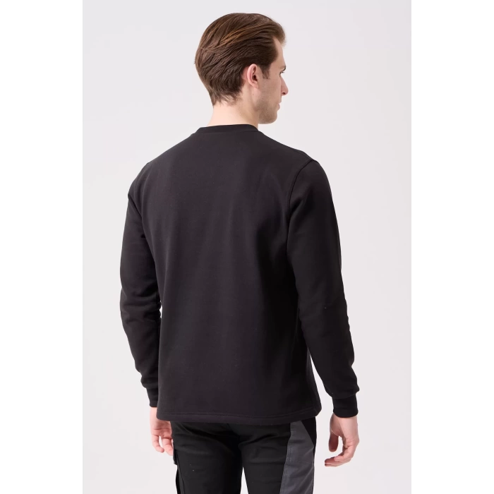 Galanthus Basic Sweatshirt - Uzun Kollu, Pamuklu, Rahat Kesim, Günlük ve İş Kullanımı İçin