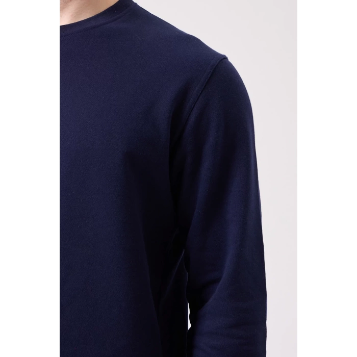 Galanthus Basic Sweatshirt - Uzun Kollu, Pamuklu, Rahat Kesim, Günlük ve İş Kullanımı İçin