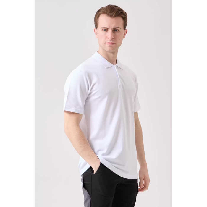 Galanthus Polo Yaka T-Shirt - Pamuklu, Nefes Alabilir, Klasik ve Şık Tasarım