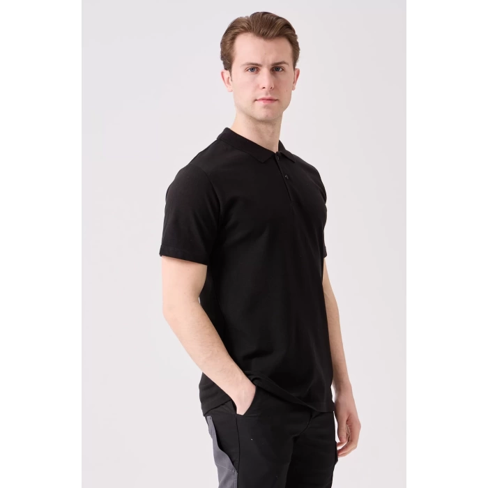 Galanthus Polo Yaka T-Shirt - Pamuklu, Nefes Alabilir, Klasik ve Şık Tasarım