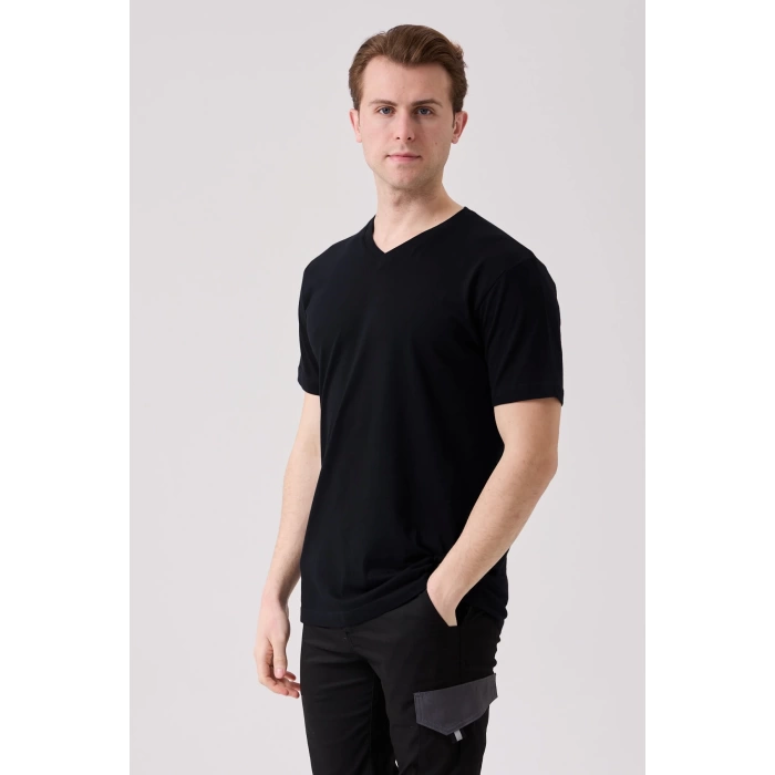Galanthus V Yaka T-shirt - Nefes Alabilir, Rahat Ve Şık Tasarım