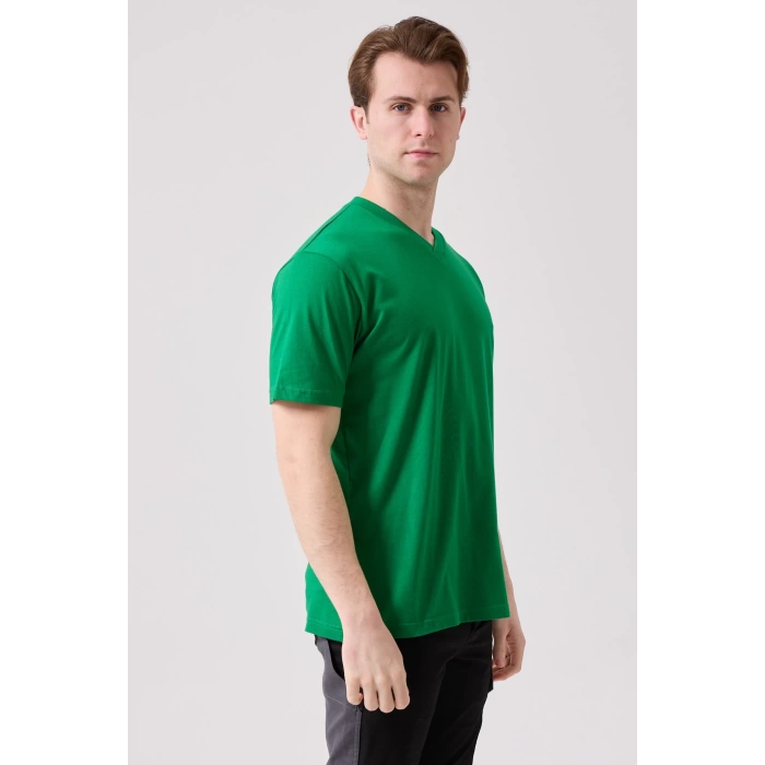 Galanthus V Yaka T-shirt - Nefes Alabilir, Rahat Ve Şık Tasarım