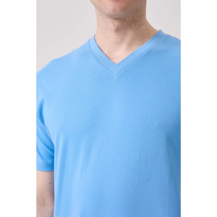 Galanthus V Yaka T-shirt - Nefes Alabilir, Rahat Ve Şık Tasarım