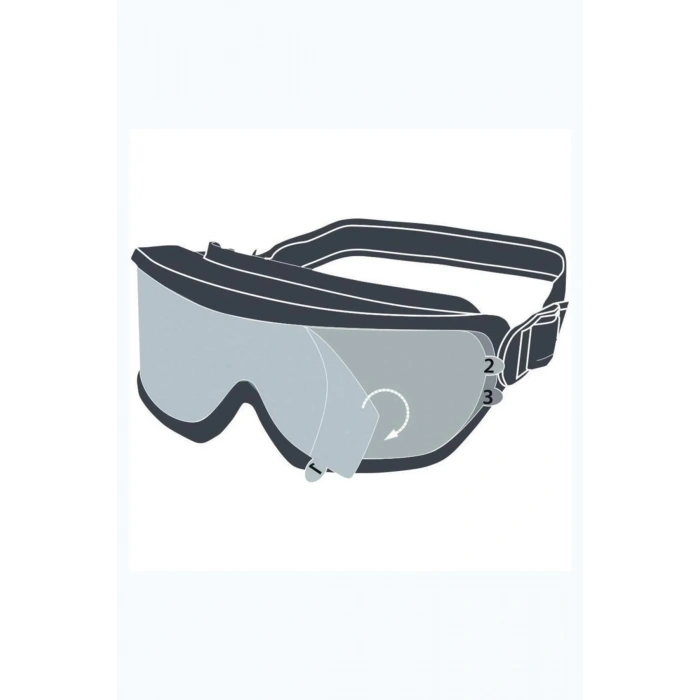 Galeras Polikarbonat  Standart İş Koruma Gözlüğü