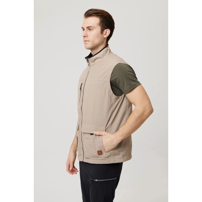 Hafif Yelek Erkek Yazlık Çok Cepli Outdoor Kaçkar Nefes Alabilir Kamp Günlük İçin