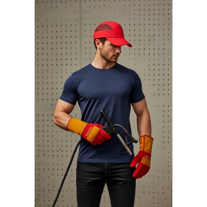 Havalandırmalı Fileli Şapka SHL03 Darbe Emici Yüksek Kaskı Model Shl