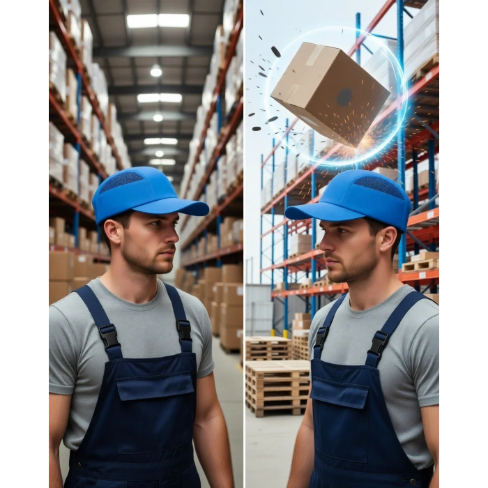 Havalandırmalı Fileli Şapka SHL03 Darbe Emici Yüksek Kaskı Model Shl