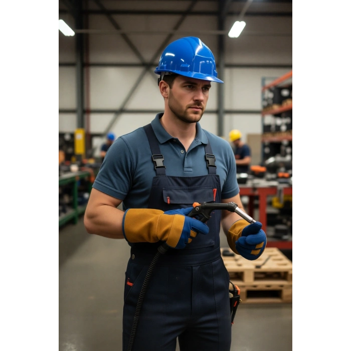 HDPE Baret EN 397 Standart İş Güvenliği Kaskı Kb580 Karam Vidalı