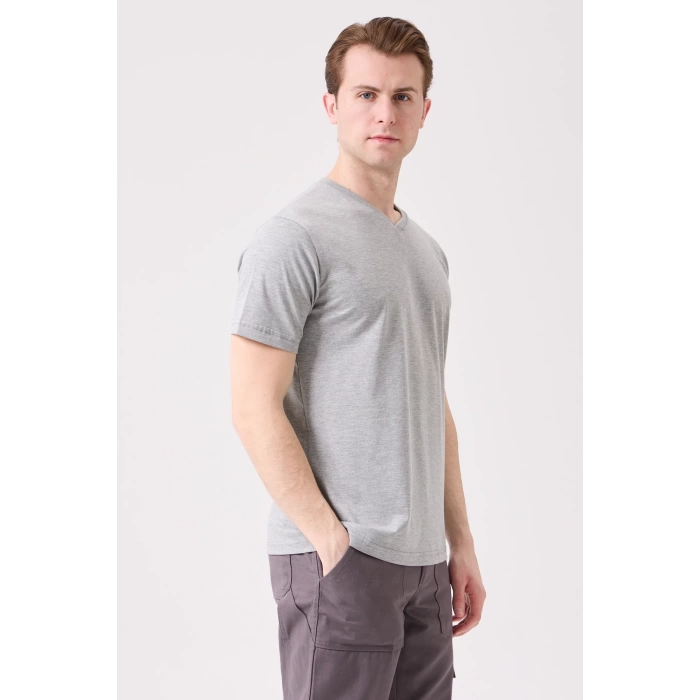 Herba V Yaka T-shirt - Nefes Alabilir, Rahat Ve Şık Tasarım